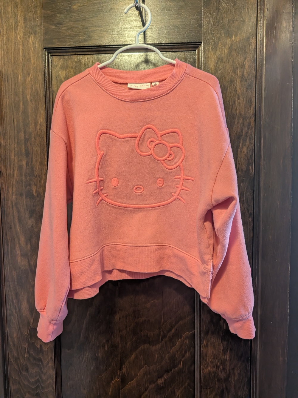 The Children's Place Pink Hello Kitty Embossed Sweatshirt